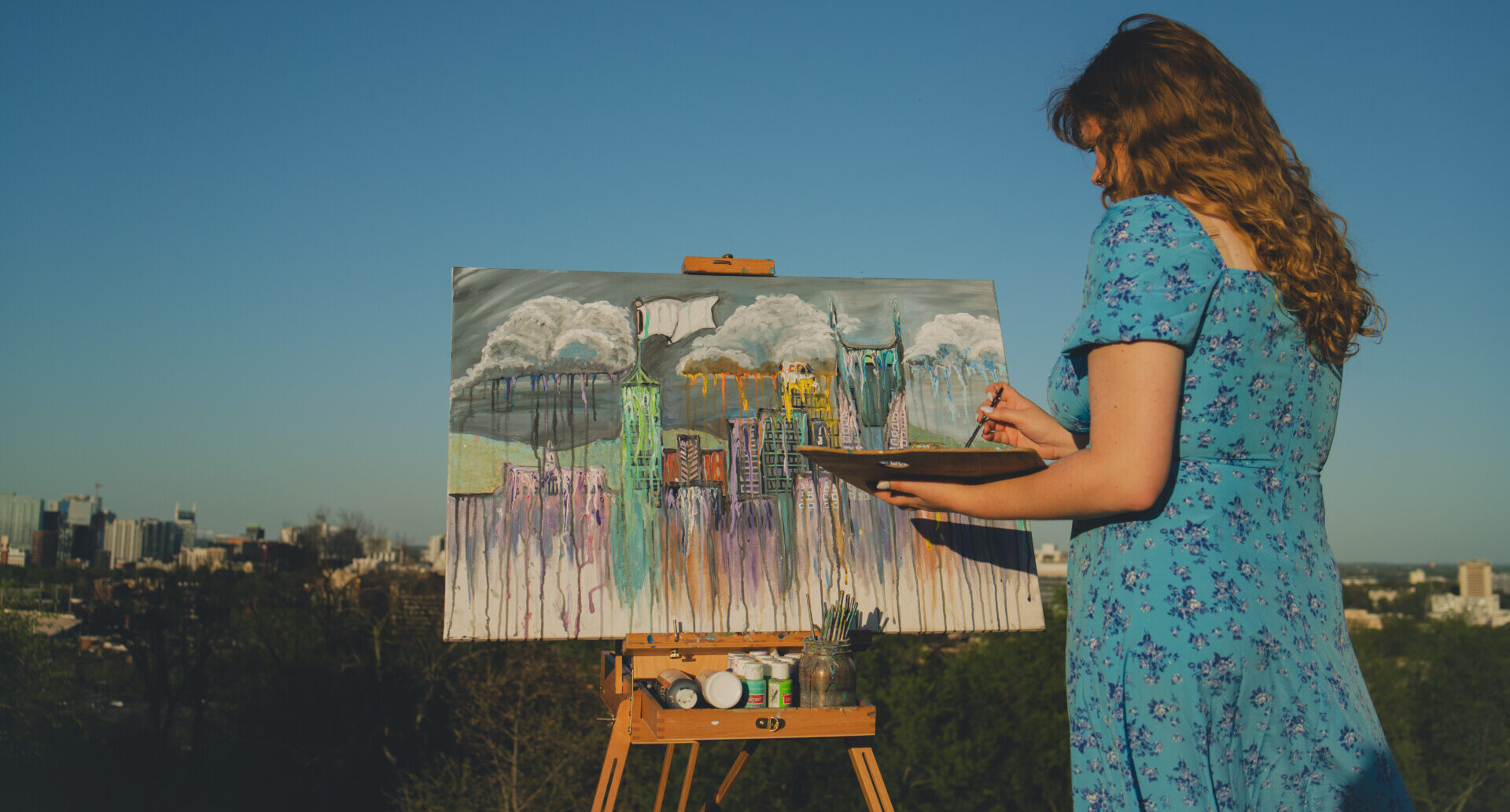 becca_painting_outdoors
